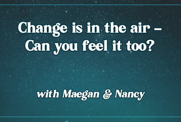 Maegan and Nancy discuss business transitions and personal growth on the Deeply Rested podcast.