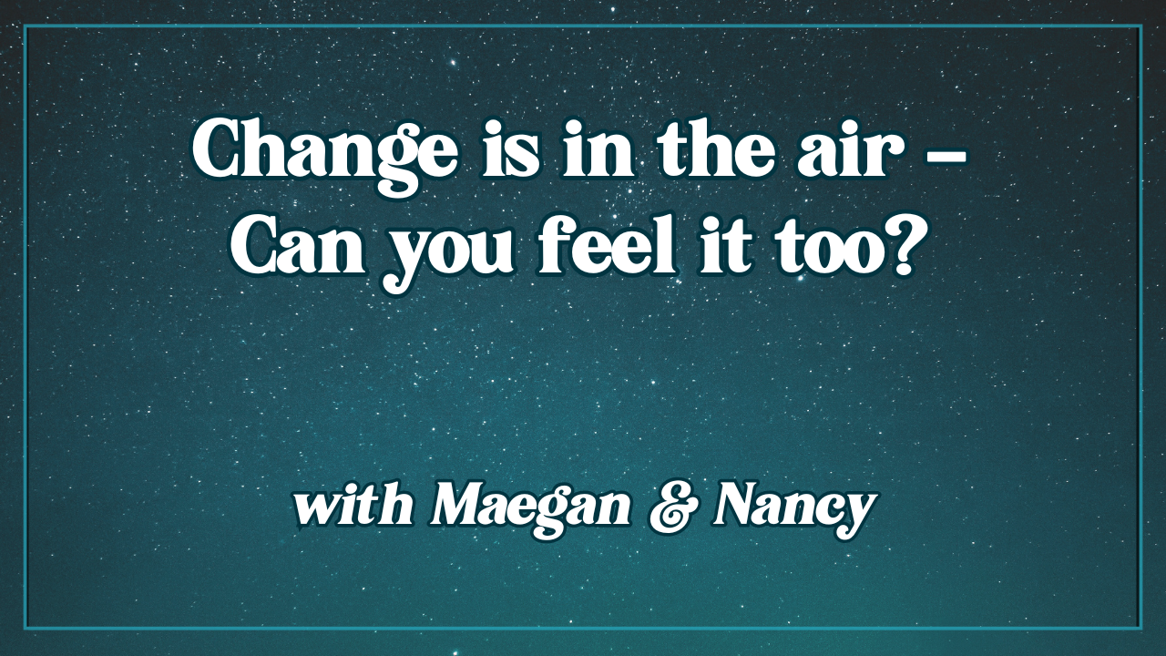 Maegan and Nancy discuss business transitions and personal growth on the Deeply Rested podcast.